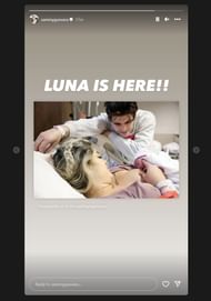 Sammy and Tay welcome Luna into the world